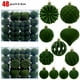 thumbnail image 2 of 48 Pcs Velvet Christmas Balls Flocked Christmas Tree Ornaments Plastic Balls Xmas Decorative Hanging Ornaments Christmas Tree Decoration, 2 of 9