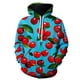 thumbnail image 4 of Nueva sudadera con capucha divertida con estampado de cerezas, moda de otoño, ropa deportiva con patrón de frutas, diseño informal y holgado, sudadera con capucha de calle para hombre 2024, 4 of 5