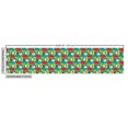 thumbnail image 2 of Fruits Fabric by the Yard, Cartoon Style Pattern of Apples Bananas Watermelons Berries and Apricots, Decorative Upholstery Fabric for Chairs & Home Accents, Teal and Multicolor by Ambesonne, 2 of 4