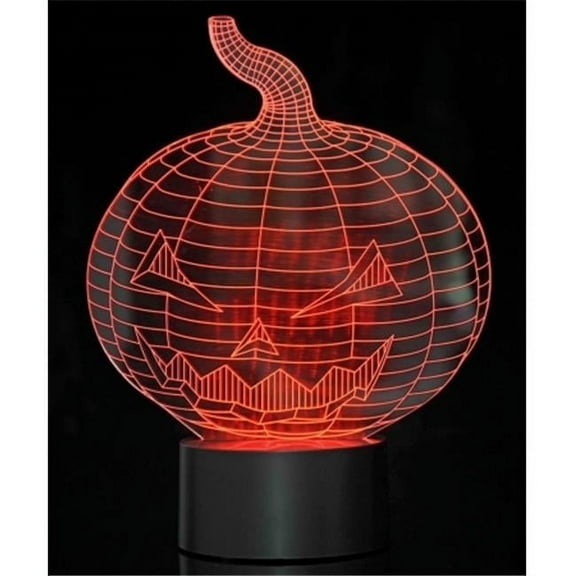 AZ Import TG2814 Optical Illusion 3D Pumpkin Jack-O-Lantern Light