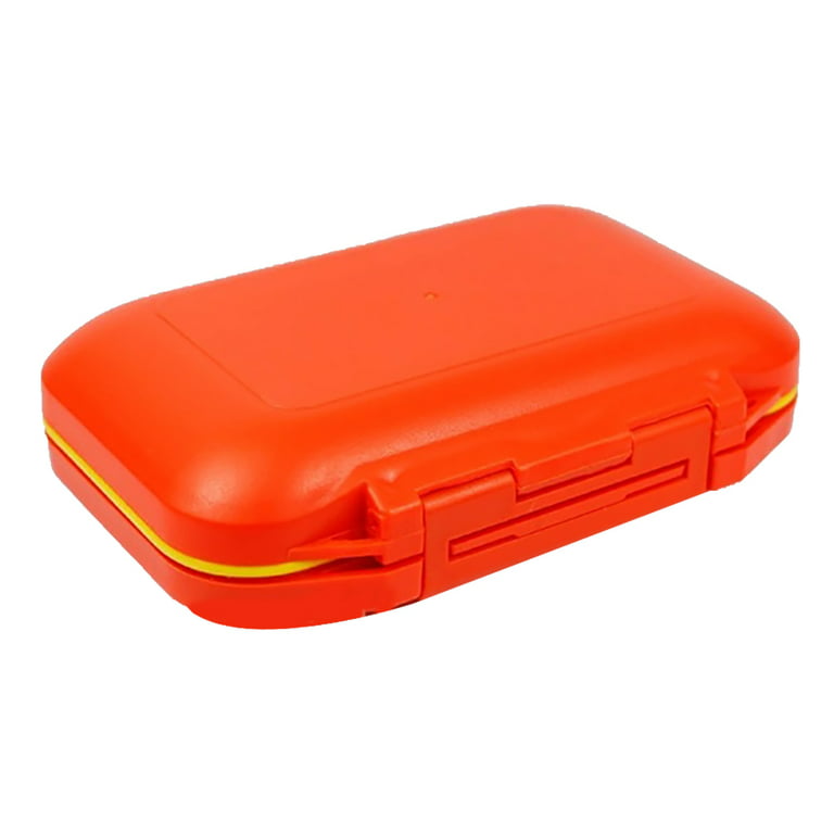 UDIYO Portable Fishing Tackle Box Waterproof Double-Sided Bait Lure Hooks  Storage Case 