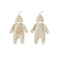 thumbnail image 2 of Cjfdfy Newborn Baby Boy Girl Fall Outfits New To The Cousin Crew Waffled Ribbed Long Sleeve Bodysuit And Hat 2Pcs Infant Cute Coming Home Fall Winter Outfit 0-9M, 2 of 9