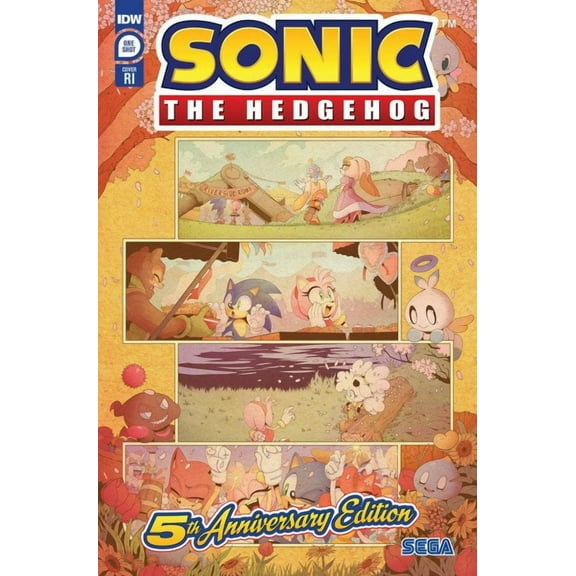 Sonic the Hedgehog: 5th Anniversary Edition #1E VF ; IDW Comic Book