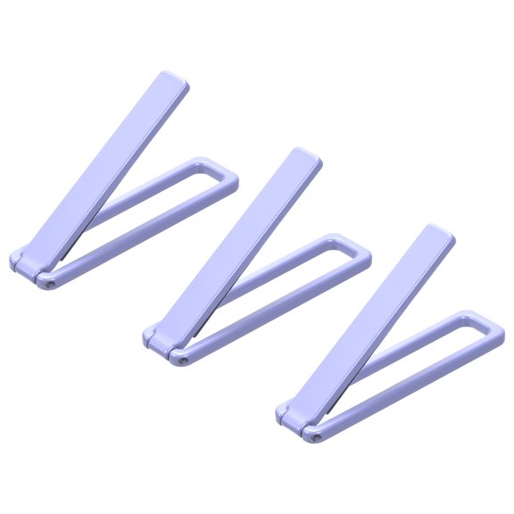 Thin Cell Phone Kickstand, 3Pack Horizontal Vertical Folding Phone Stand Purple