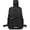 Black, variant on Sling Backpack Travel Hiking Daypack,Large Crossbody Sling Bag