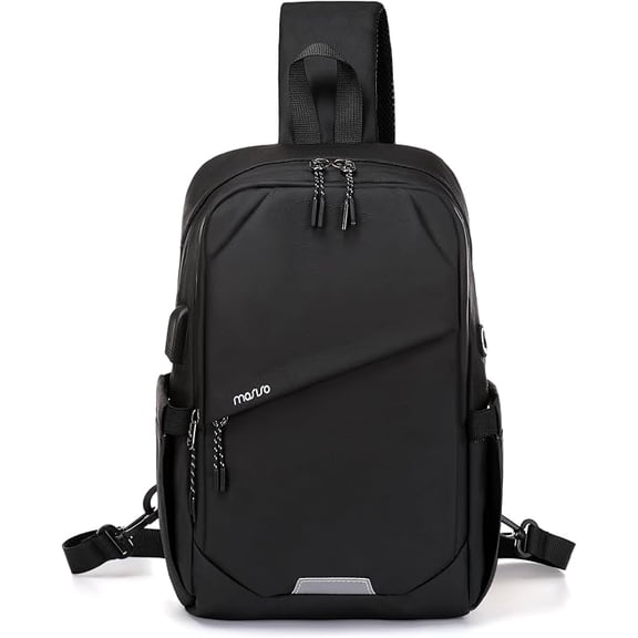 MOSISO Sling Backpack Travel Hiking Daypack,Large Crossbody Sling Bag
