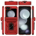 thumbnail image 5 of Innens Case for Samsung Galaxy Z Flip 5 5G Shockproof Pone Cover with Slide Camera Lens Protector and Ring Stand, Red, 5 of 17