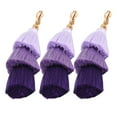 thumbnail image 3 of Tassel Keychain, Bohemian Style Keychain, Fashionable 3Pcs Exquisite For Mobile Phone Pendants Home Luggage Gift Accessories Purple,Coffee Color, 3 of 8