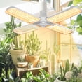 thumbnail image 2 of LED Grow Lights, 500W Grow Lights for Indoor Plants Full Spectrum, IP54 Waterproof Foldable Four-Leaf Lamp Body for Hydroponics Garden Greenhouse Houseplants, 2 of 7