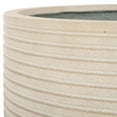 thumbnail image 3 of SAFAVIEH Nardo 23" x 23" x 18" Cylinder Beige Ficonstone Solid Plant Pot, 3 of 7