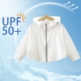 thumbnail image 2 of OGLCCG Teens Girls Sun Protection Jacket Hoodie Lightweight Long Sleeve Sun Cover Up Shirt Full Zip Hooded Cooling Shirt 1-15 Years, 2 of 6