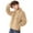 style-01 Light Yellow, variant on Gubotare Boys Hooded Fleece Jacket Kids Boys Long Sleeve Fur Fleece Zip Up Jacket Thicken Solid Color Casual Warm Outerwear for Winter Size 5T 6T (Light Yellow,5-6 Years)