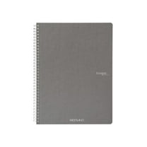 Fabriano Ecoqua Original Spiral-Bound Notebook, 8.3 in x 11.7 in, A4, Lined, 70 Sheets, Grey