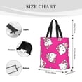 thumbnail image 3 of Lsque Sanrio Pattern Tote Bag for Women, HandBags with Zipper, Large Capacity Casual Shoulder Handbags with Inner Pockets, 3 of 7