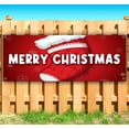 thumbnail image 2 of Merry Christmas 13 oz Banner | Non-Fabric | Heavy-Duty Vinyl Single-Sided With Metal Grommets, 2 of 5
