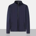 thumbnail image 5 of Zylarhe Men T Shirts Male Outdoor Raglan Sleeve Stand Collar Jacket Athletic Fitness Running Stretch Breathable Cardigan Jacket Short Sleeve Casual Shirt, 5 of 8