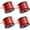 Red,4Pc, variant on 1Pc Metallic Curling Ribbon,298Ft Holographic Shiny Balloon String Ribbon Roll, Crimped Foil Ribbon for Gift Wrapping, Floral Bouquet and Party Decoration, Laser Ribbon for Birthday DIY Craft Supply