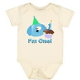 thumbnail image 3 of Inktastic 1st Birthday Puppy Blue Boys Baby Bodysuit, 3 of 5
