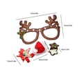 thumbnail image 3 of Xihbxyly Oferta Del Dia Lindo Juego de Gafas con Horquillas para El Pelo para Vacaciones Navideñas, Conjunto de Marcos de Gafas con Horquillas para Niñas y Niños, Accesorios de Disfraces para Fiestas, 3 of 6