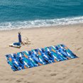 thumbnail image 3 of (2 pack) Mainstays Cotton Blend Multi-color Shark Camo Beach Towel, 28" x 60", 3 of 7