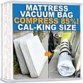thumbnail image 2 of Mattress Vacuum Bag Sealable Bag for Memory Foam or Inner Spring Mattresses compression and Storage for Moving and Returns Leakproof Valve and Double Zip Seal (cal-King), 2 of 4