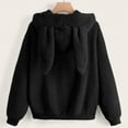 thumbnail image 5 of SIYUDAN Hoodies for Women Long Sleeve Womens Pullover Baggy Hoodies White Sweatshirt for Women Fall Clothing Preppy Clothes, 5 of 7