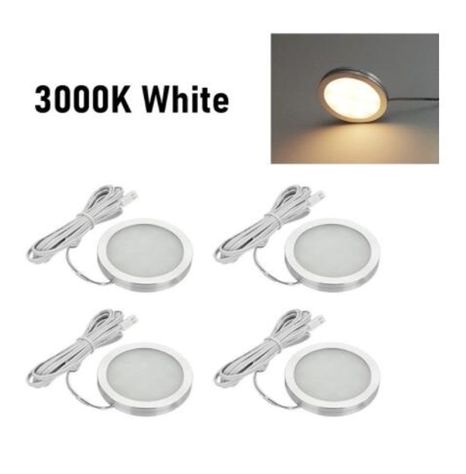 4PCS Camper Accessories RV Ceiling Lights Caravan Interior Reading Lamp Roof Light For Motorhome RV Caravan Boat ,Easy Installation