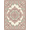 Pink Beige Cream, Pattern 11, variant on Design&I 8'x10' Washable Area Rug Snag-Free Floral Medallion With Sage Botanical Border Accents Vintage Distressed Refined for Dining Room, Large Office, Lounge