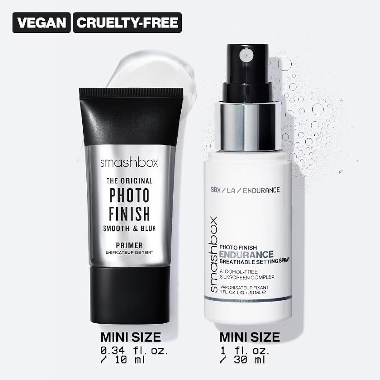 Smashbox Get Ready Get Set Makeup Essentials Kit with Primer and Setting Spray