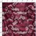 thumbnail image 3 of Soimoi Pure Silk Red Fabric By the Yard - 42 Inch Wide - Ikat Fabric - Elegant and Traditional Patterns for Stylish Creations Printed Fabric, 3 of 6