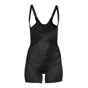Cupid Women's Tummy Tuck Extra Firm Control Shapewear, Open-Bust Boy Short Shaping Bodysuit, Sizes M-4XL
