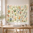 thumbnail image 5 of Vintage Wildflowers with Garden Blooms and Leafy Stems, Romantic Folk Art for Plant Lovers, Floral Art Print, Anniversary Gift, Tapestry Wall Hanging for Bedroom and Living Room, 5 of 7