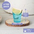 thumbnail image 3 of Matana 150 Pack 1oz Mini Neon Plastic Shot Glass Party Drink Cups, 3 of 8