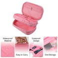 thumbnail image 3 of Unique Bargains Floral Makeup Bag Zipper Flower Cosmetic Pouch Pink, 3 of 7