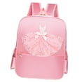 thumbnail image 4 of Mochila de ballet para niños, bonita bolsa de baile de ballet para niña, regalo, viaje, cumpleaños decoración del vestido de encaje, 4 of 8