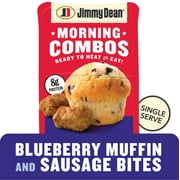 Jimmy Dean Morning Combos, Blueberry Muffin and Sausage Bites, 3.52 oz.