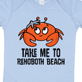 thumbnail image 4 of Inktastic Rehoboth Beach Delaware Cute Crab Boys or Girls Baby Bodysuit, 4 of 5