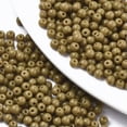thumbnail image 2 of GKNET 4500pcs Multicolor Opaque Glass Beads 4mm Small Pony Spacer Bead for Bracelet-Goldenrod, 2 of 6