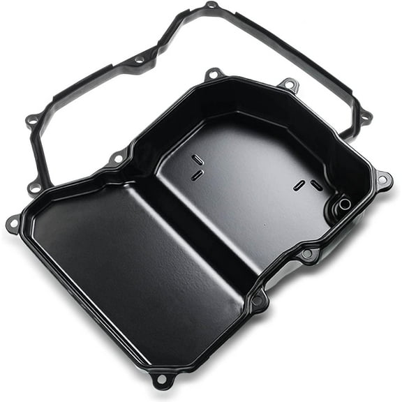 A-Premium Transmission Oil Pan with Drain Plug & Gasket Compatible with Volkswagen Jetta 2005-2016, Passat 2012-2016, Golf 2010-2018, 6-Speed Automatic Transmission