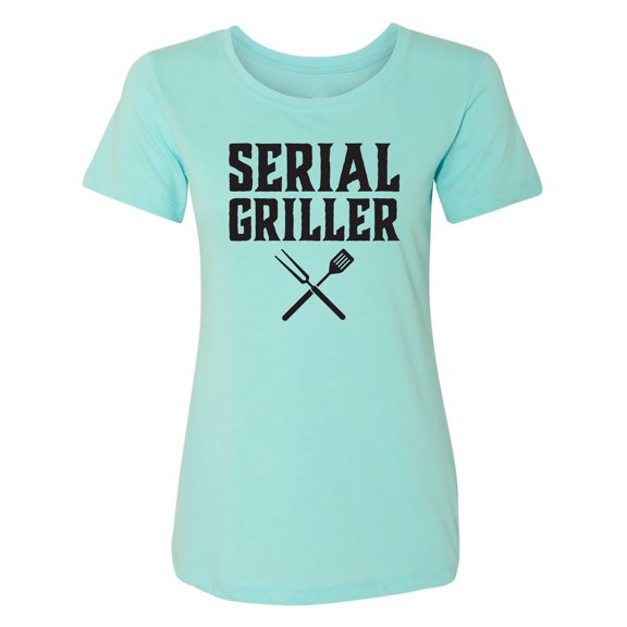 Serial Griller Womens crewneck tee