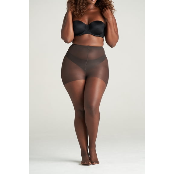 On The Go Women's Ultra Sheer Pantyhose Off Black Size 3, 1 Pair