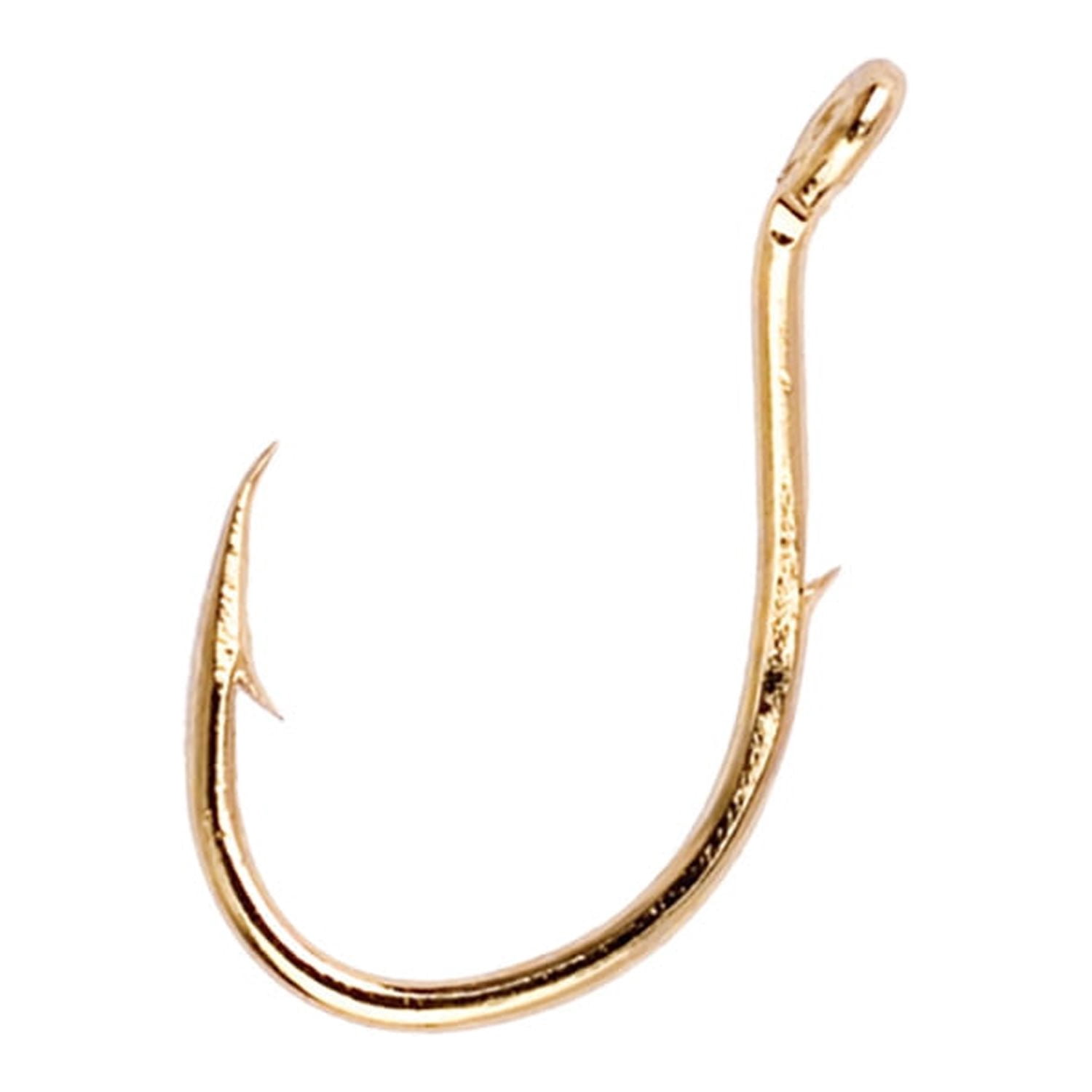 Lazer Sharp L038GH-12 Salmon Egg up Eye 1-Slice Hook, Gold, Size 12