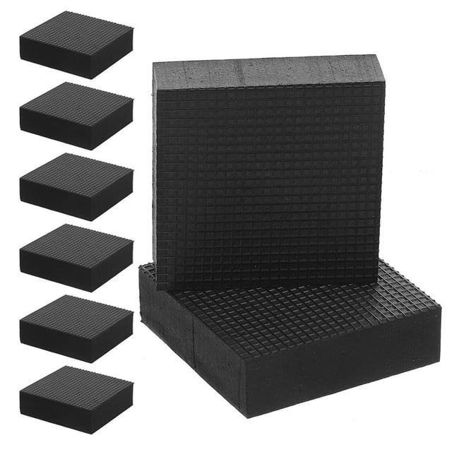 HLONK 8 Pcs Furniture Mat Couch Riser Desk Risers Sofa Risers Bed Risers Heavy Duty Dorm Bed Risers