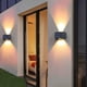 thumbnail image 5 of Outdoor Solar Wall Light LED Waterproof Up Down Dusk to Dawn Sensor Adjustable Lights Warm White Exterior Porch Exterior Wall Light Decorative Wall fo, 5 of 5