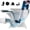 Electric Blue 2, variant on 5 in 1 Toilet Plunger Kit High Pressure Plumb Air Plunger Blue for Toilet Kitchen Drains