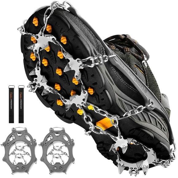 Crampones Cimkiz con 19 Púas de Acero Inoxidable