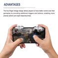thumbnail image 5 of Gaming Trigger Mobile Game Controller 3rd Double Side Fire Keys Shooter Sensitive Clear, 5 of 5