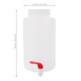 thumbnail image 4 of Bouteille Distributrice en Plastique avec Robinet, Réactif de Laboratoire, Récipient Distributeur d'Eau, 4 of 8