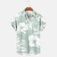 thumbnail image 5 of Awdenio Big And Tall Shirts For Men Short Sleeve Button Down Bowling Shirts Retro Summer Tropical Beach Casual Dress Shirt for Men, 5 of 6