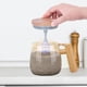 thumbnail image 1 of Taza mezcladora eléctrica de alta velocidad, fácil de limpiar con tapa, taza agitadora automática de 400ml para viajes, cocina, oficina, chocolate con Oro, 1 of 8